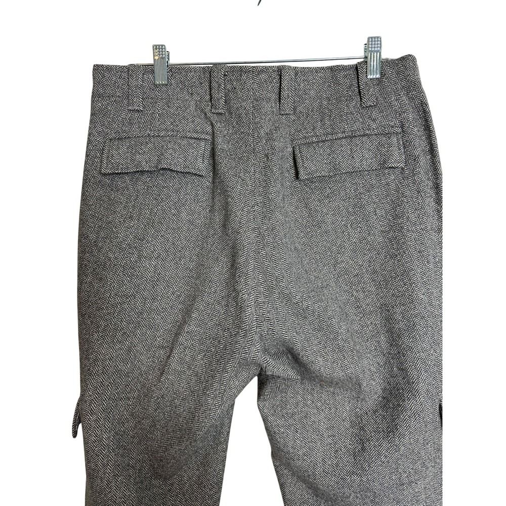 Banana‎ Republic Men's Herringbone Wool Blend Cargo Pants Size 32x32 Brown - Picture 11 of 14